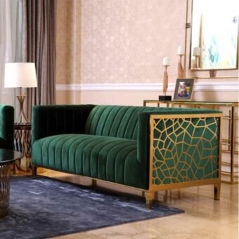 Gold Green Sofa Dubai