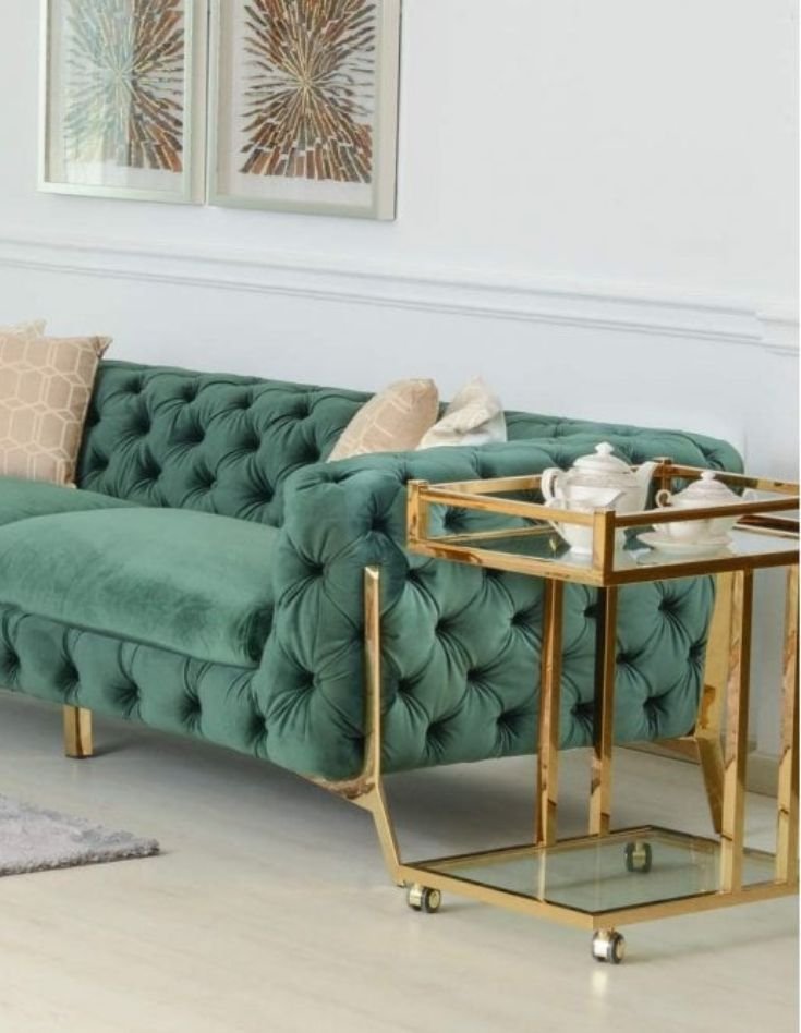 Green Customized Sofa Dubai